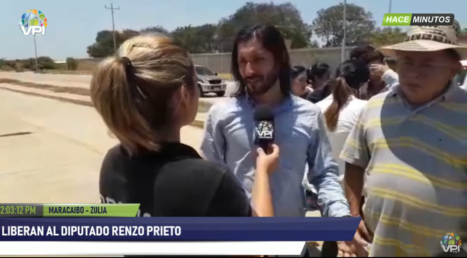 Renzo Prieto sobre su detención: Cuando el GNB me reconoció, me dijo “con más razón te llevo” (video)