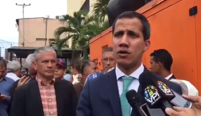 Guaidó entregó planta eléctrica a hospital de Maiquetía para combatir apagones rojos (Video)