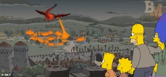 ¡Lo volvieron a hacer!… Los Simpsons predijeron el penúltimo capítulo de Game Of Thrones