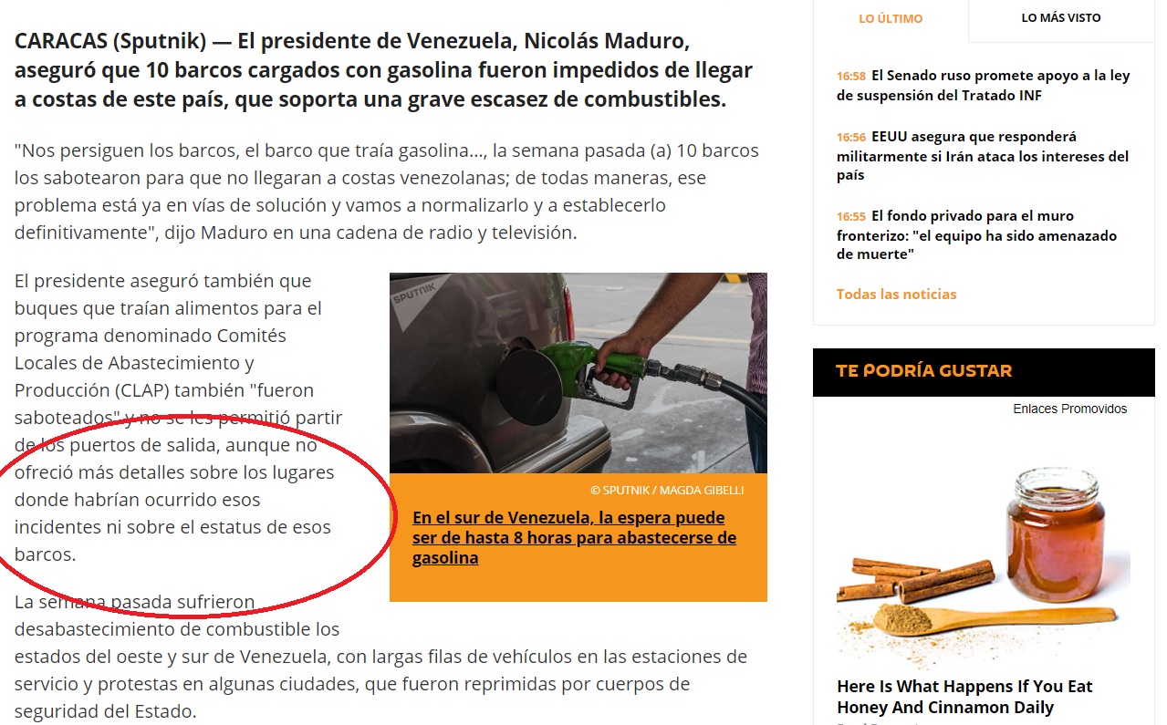 Hasta los medios estatales rusos se fastidian y señalan las imprecisiones de Maduro