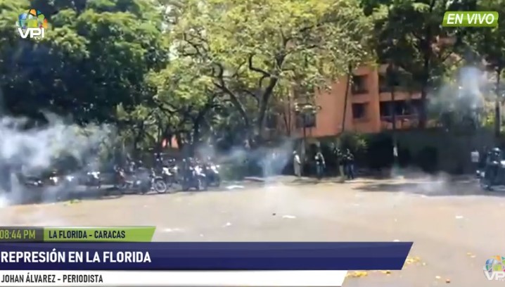 EN FOTOS: Represores de Maduro atacan a manifestantes en La Florida #1May