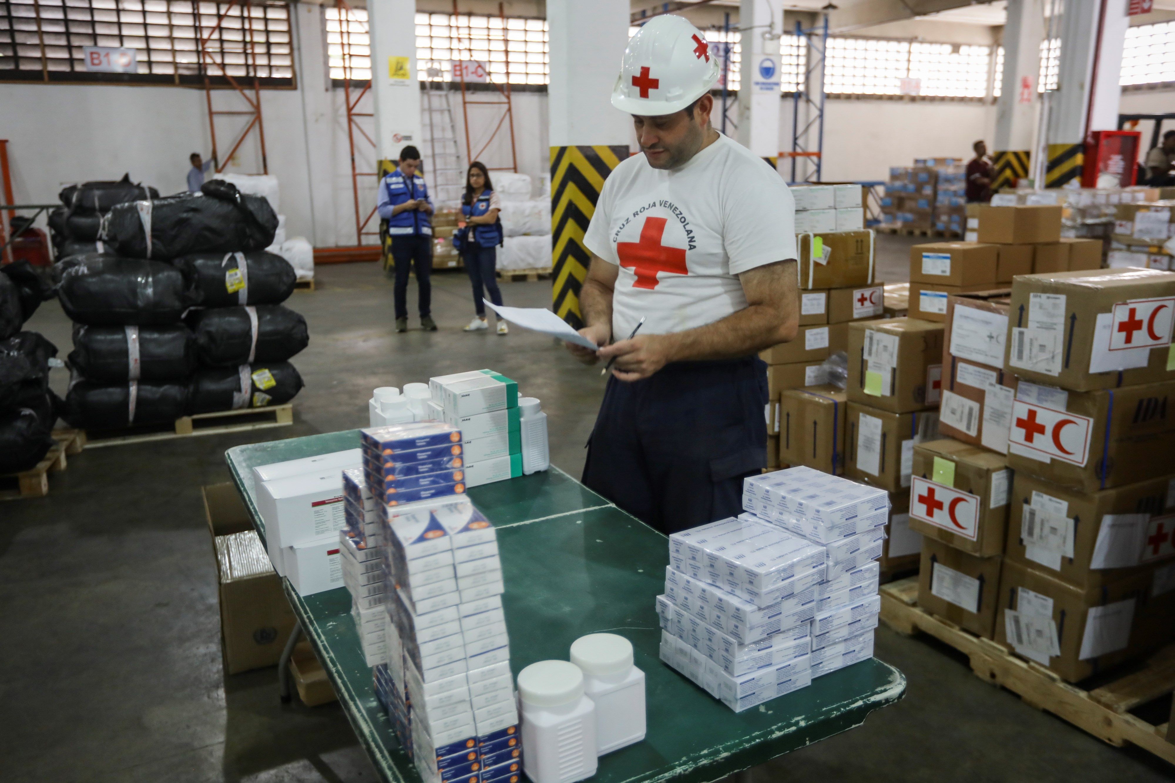 Cruz Roja Venezolana recibe 45 toneladas de ayuda para combatir el Covid-19