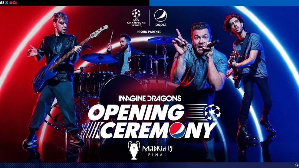 VIDEO: El increíble show de Imagine Dragons en la final de la UEFA Champions League