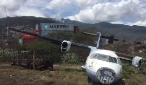 EN VIDEO: Impactante y doloroso cementerio de aviones en Maiquetía
