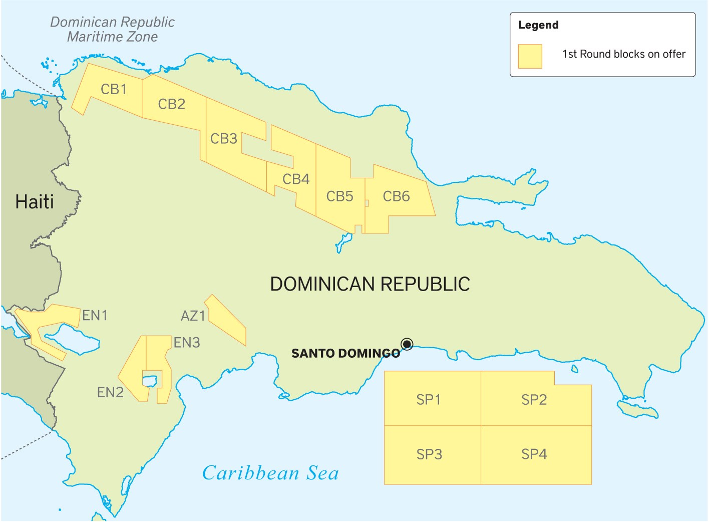 República Dominicana pone barreras muy bajas de ingreso a su licitación de bloques petroleros