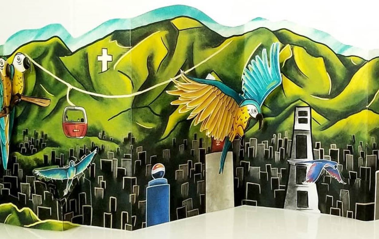 Ilustradora venezolana recrea las maravillas de Caracas y sus simpáticas guacamayas (Video)