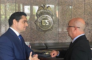 Embajador Carlos Vecchio e Iván Simonovis se reunieron con la DEA para afinar estrategias y combatir el narcotráfico en Venezuela