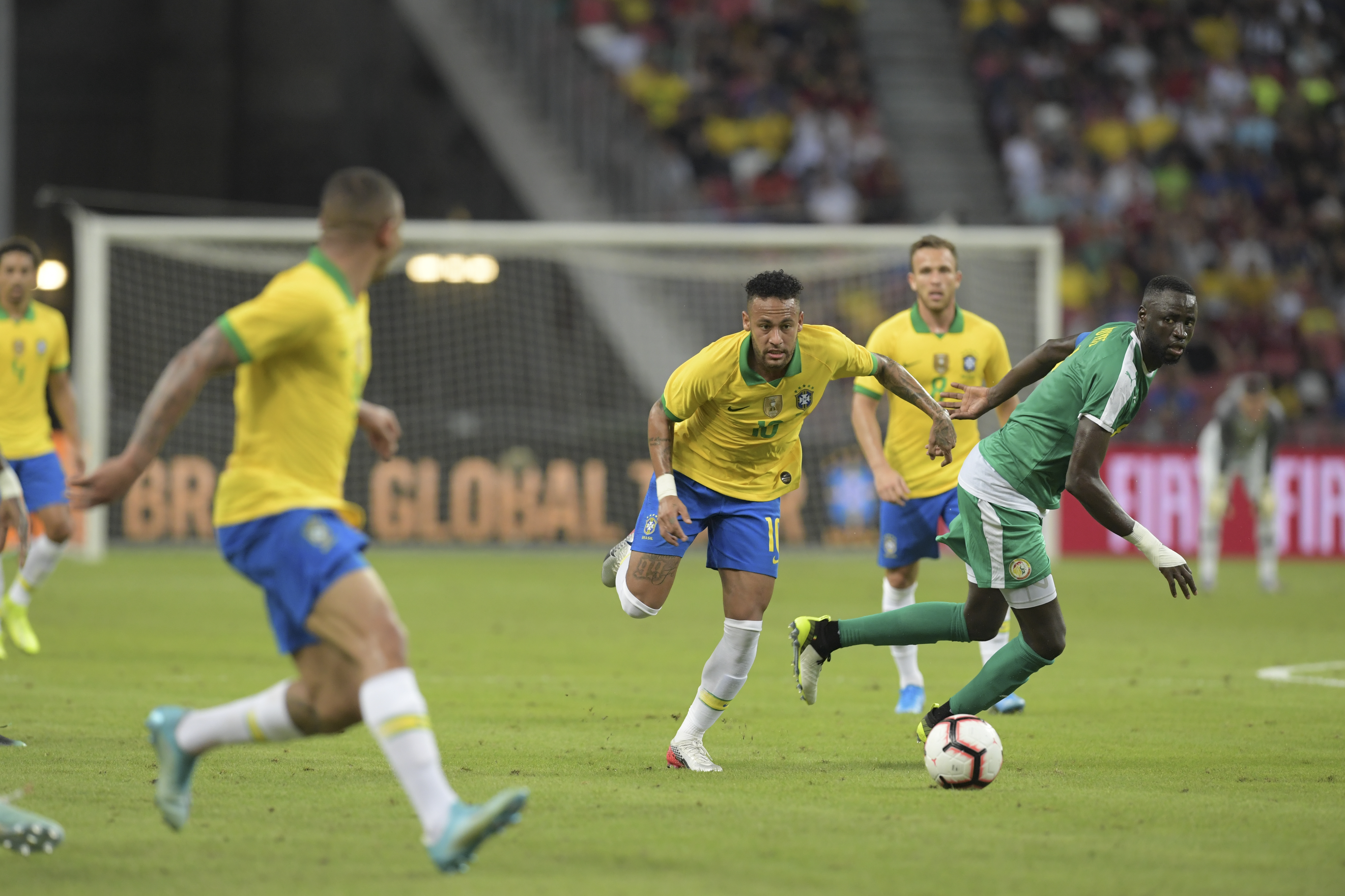 Brasil empata con Senegal en el centenario de Neymar con la “Canarinha”