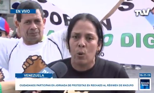 El clamor de una madre en la marcha #TodaVzlaDespierta: Dejemos el miedo y salgamos a la calle (Video) #16Nov