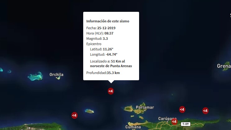 Sismo de magnitud 3.3 en Punta Arenas