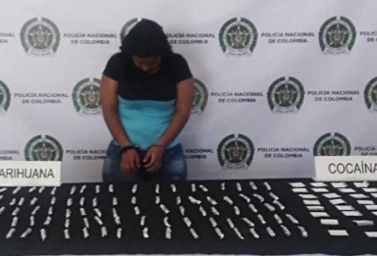 Policía capturó en Medellín a venezolana con más 100 dosis de marihuana