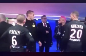 En Video: Así fue la fuerte discusión entre Neymar y un árbitro que lo mandó a estudiar francés