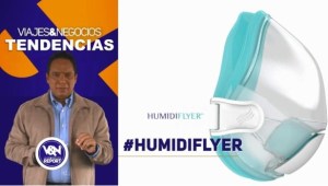 Viajes & Negocios Tendencias: Humidiflyer la singular máscara para viajar más cómodos en avión (Video)