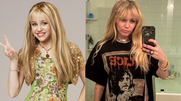 En su cuarentena: Miley Cyrus revivió a Hannah Montana 