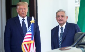Trump aseguró que la relación entre EEUU y México está mejor que nunca
