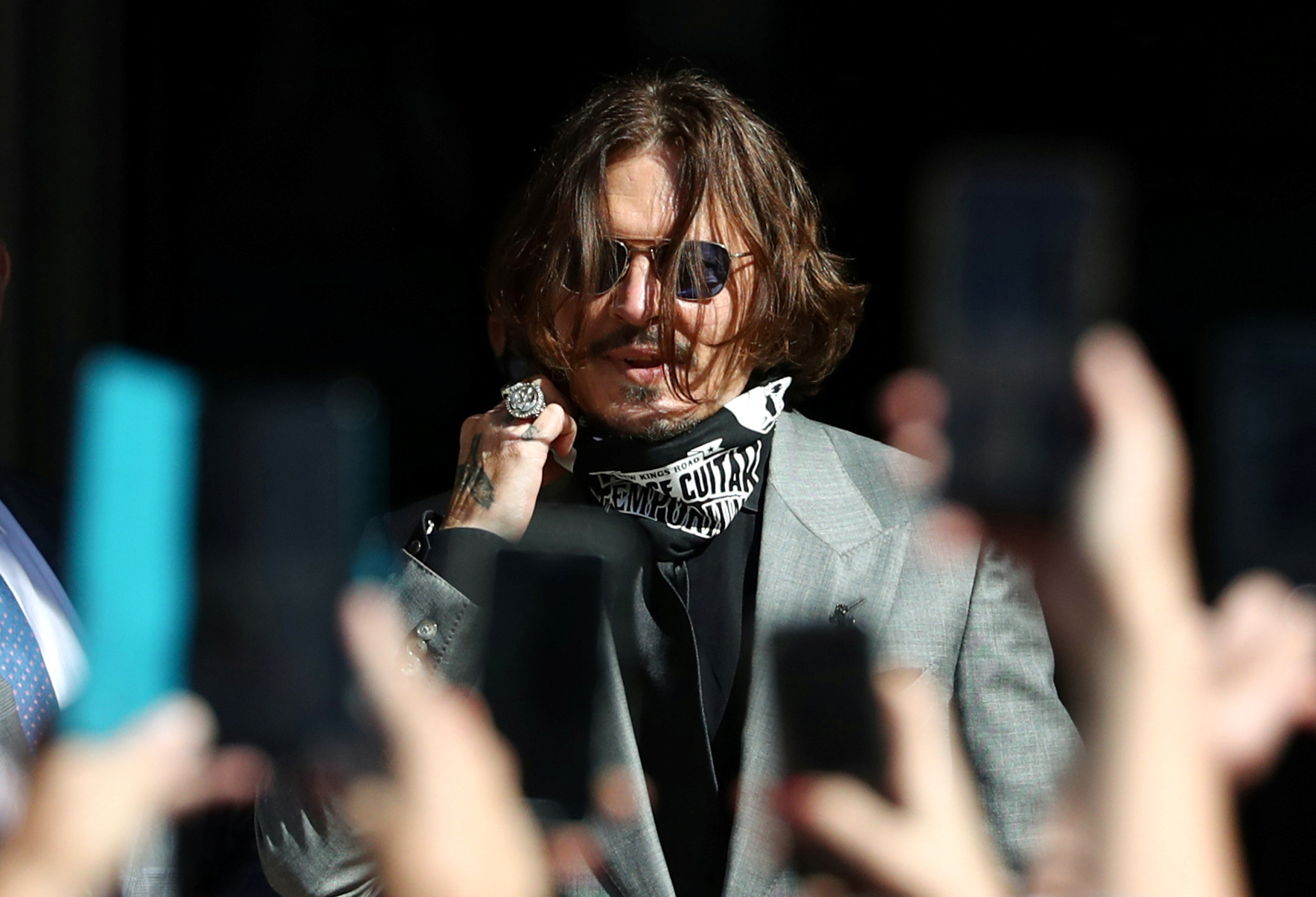 Johnny Depp espera veredicto de la justicia inglesa en su proceso contra The Sun