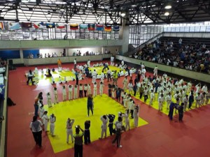 Fuerzas del régimen tomaron el Centro Nacional de Judo para hacer un albergue contra el Covid-19