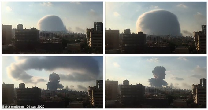 Por qué la explosión en Beirut causó un hongo similar a una bomba nuclear: Hablan los expertos