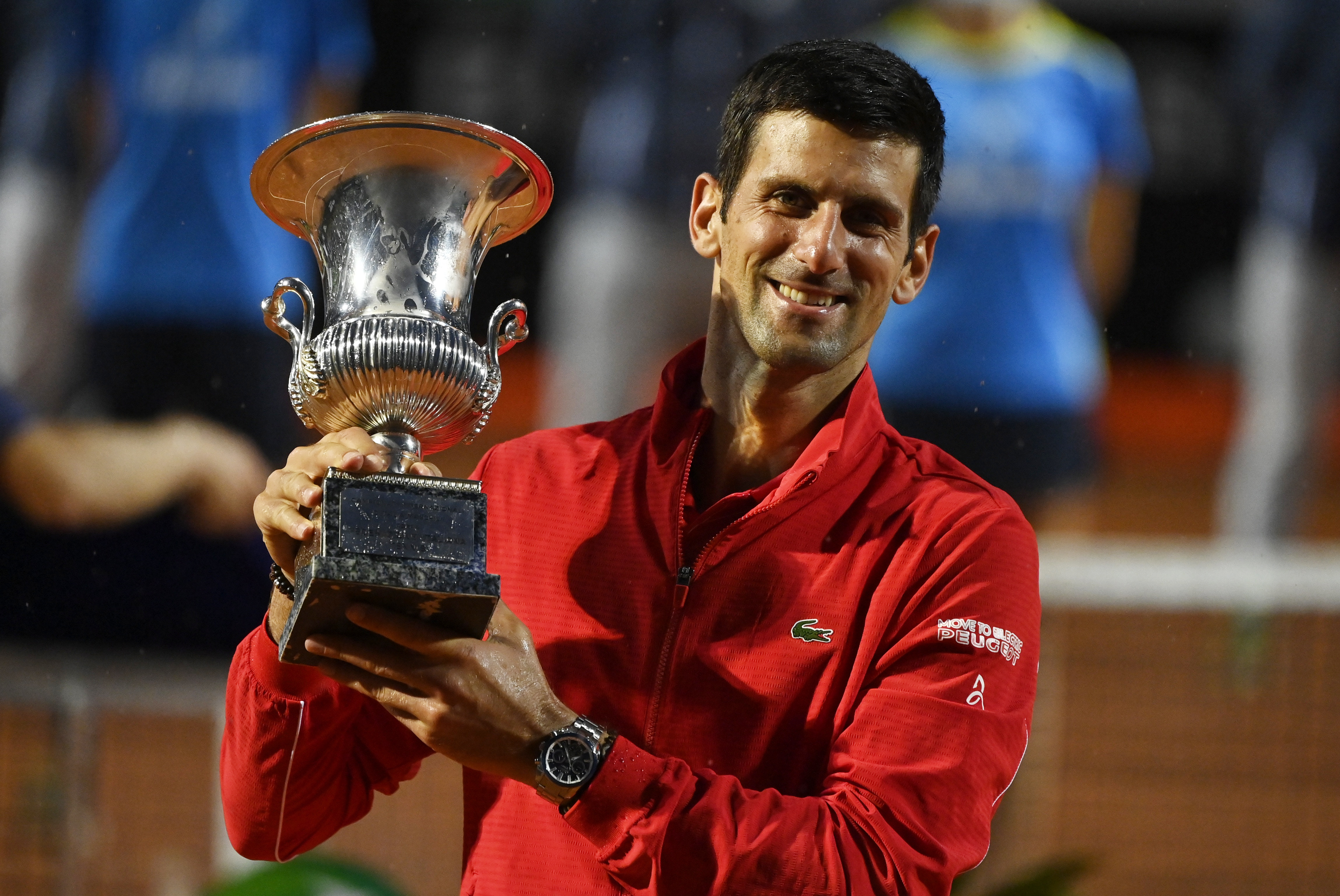 Novak Djokovic logra su quinto título en ATP de Roma tras derrotar en la final al argentino Schwartzman