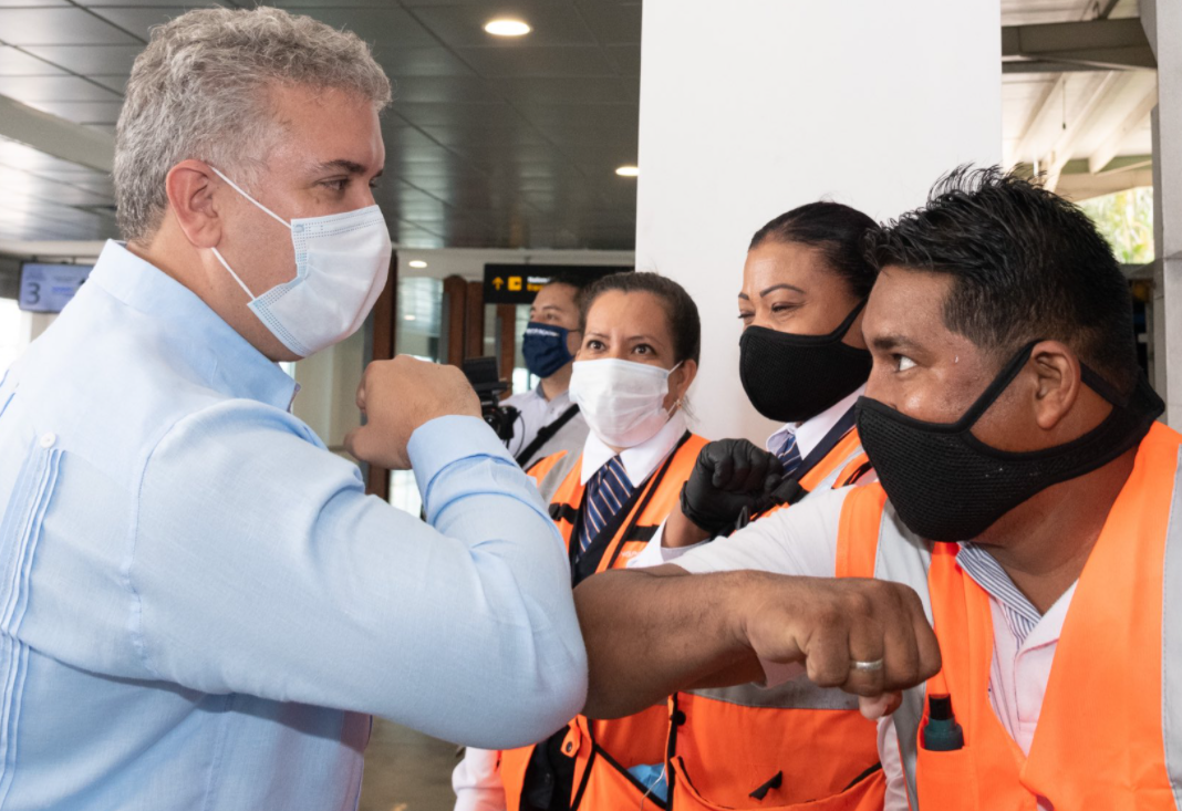 Colombia reactivó los vuelos comerciales internacionales tras casi seis meses de interrupción