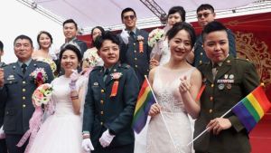Un “sí, quiero” histórico: Primera boda homosexual en el Ejército de Taiwán