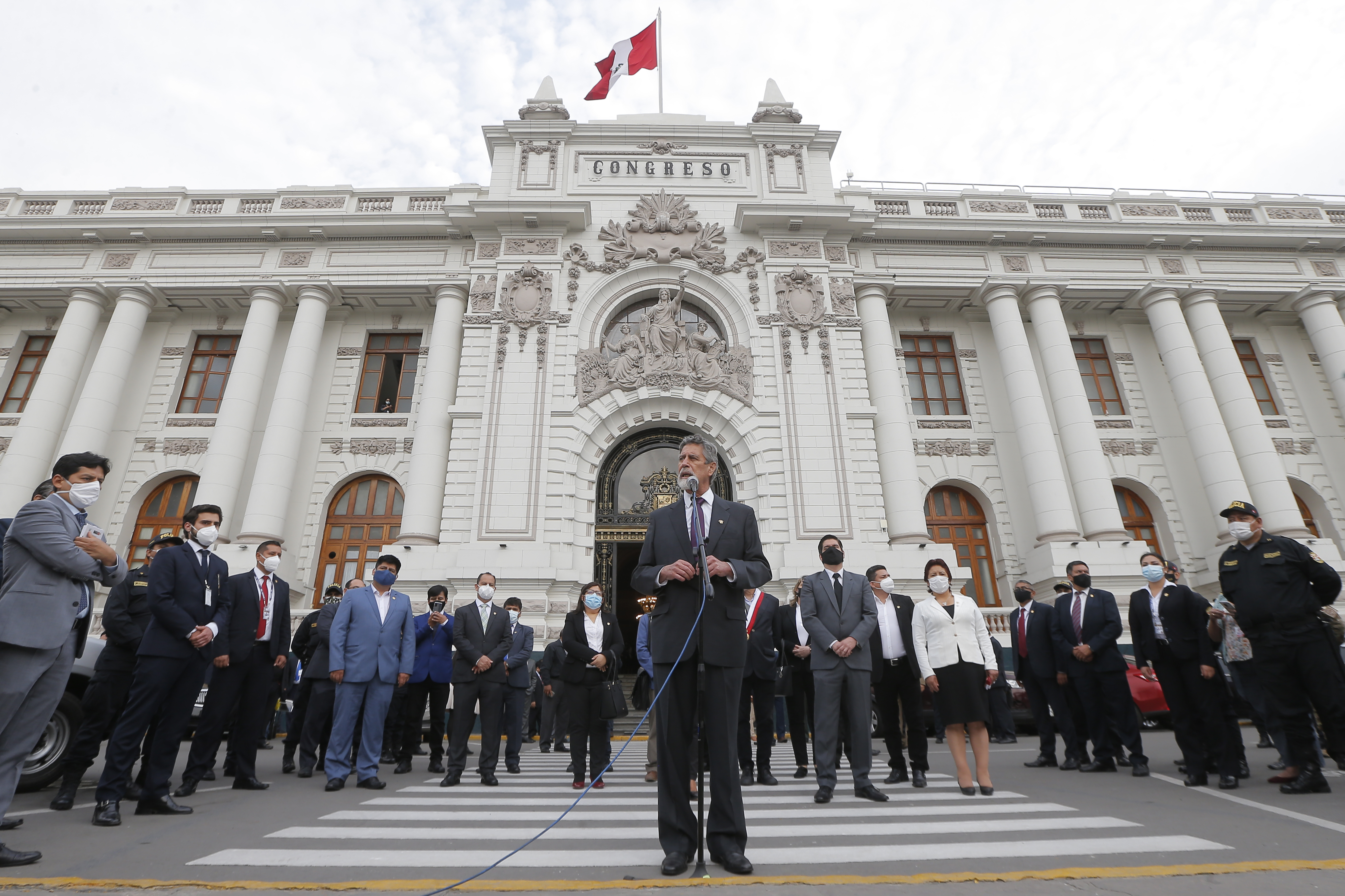 Presidente peruano Francisco Sagasti reitera apoyo a Guaidó y a la lucha por la libertad y democracia en Venezuela
