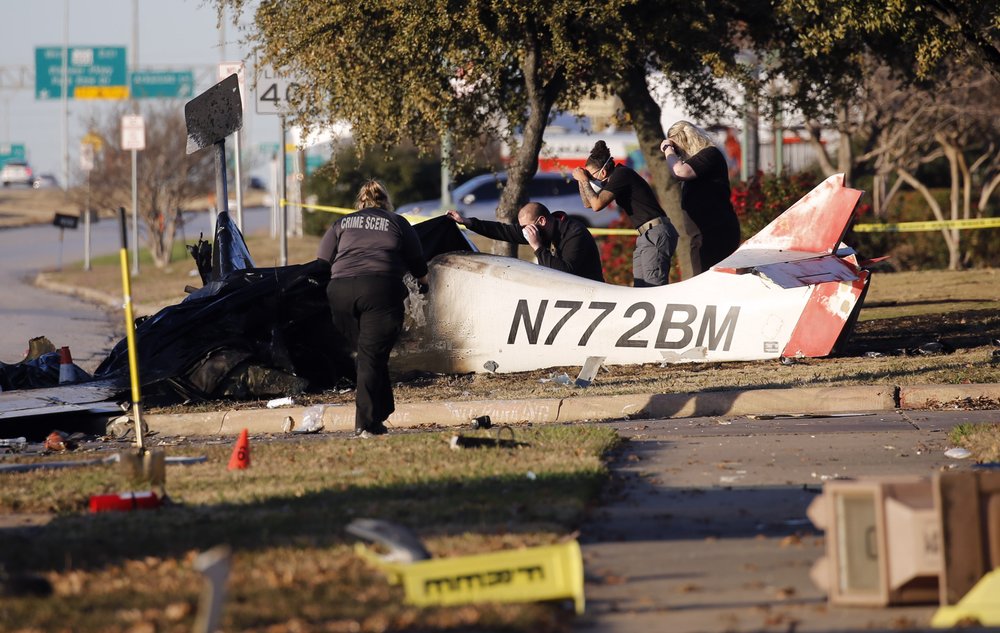 Al menos dos personas murieron tras accidente aéreo en Texas (Fotos)