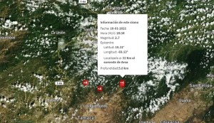 Sismo de magnitud 2.7 se registró en Aroa, estado Yaracuy este #10Ene
