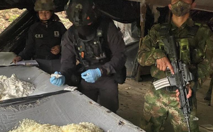 Decomisaron tres toneladas de droga, duro golpe a estructura del narcotráfico del Eln en Colombia