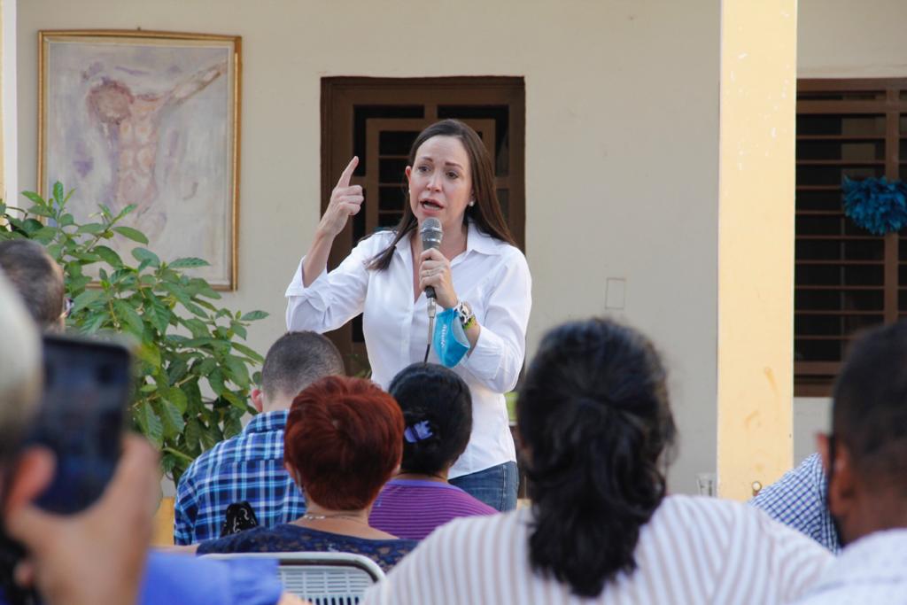 María Corina desde Guárico: Si creyera que la Libertad se consigue afuera, hace tiempo me hubiese ido