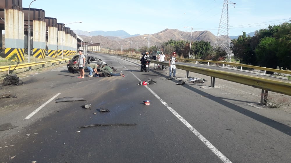 Reportan un accidente de tránsito en la Autopista Regional del Centro #21Mar