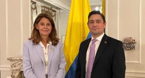 Carlos Vecchio se reunió con la vicepresidenta de Colombia para abordar la crisis de Venezuela