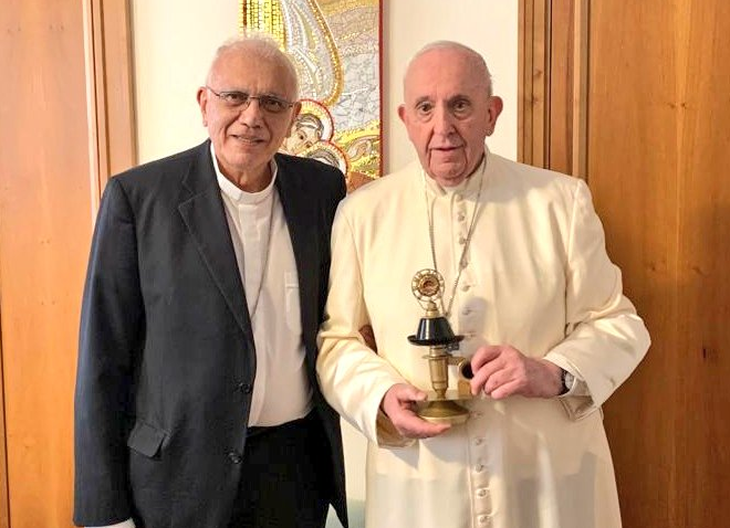 Cardenal Baltazar Porras se reunió con el Papa Francisco en el Vaticano