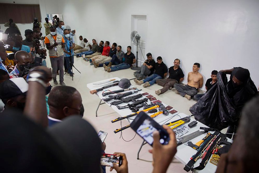 Las FOTOS de los detenidos en Haití por el asesinato del presidente Jovenel Moïse