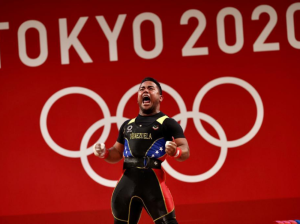 Venezuela brilló con medalla de plata en jornada histórica en la halterofilia con la caída de varios récords olímpicos