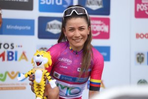 Venezolana Lilibeth Chacón ganó tercera etapa de la Vuelta a Colombia