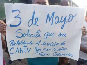 Comunidades de Carabobo denuncian que llevan cinco años sin servicio de Cantv