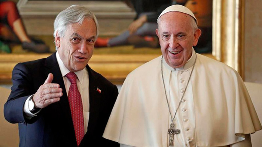 El papa Francisco y Sebastián Piñera se reunieron durante una hora en el Vaticano