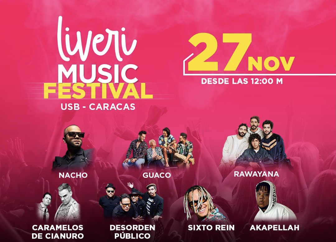 Evenpro informa cambio de fechas del Liveri Music Festival