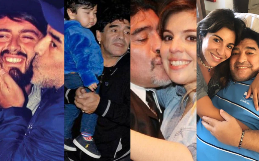 Los conmovedores mensajes de los hijos de Maradona, a un año de su partida