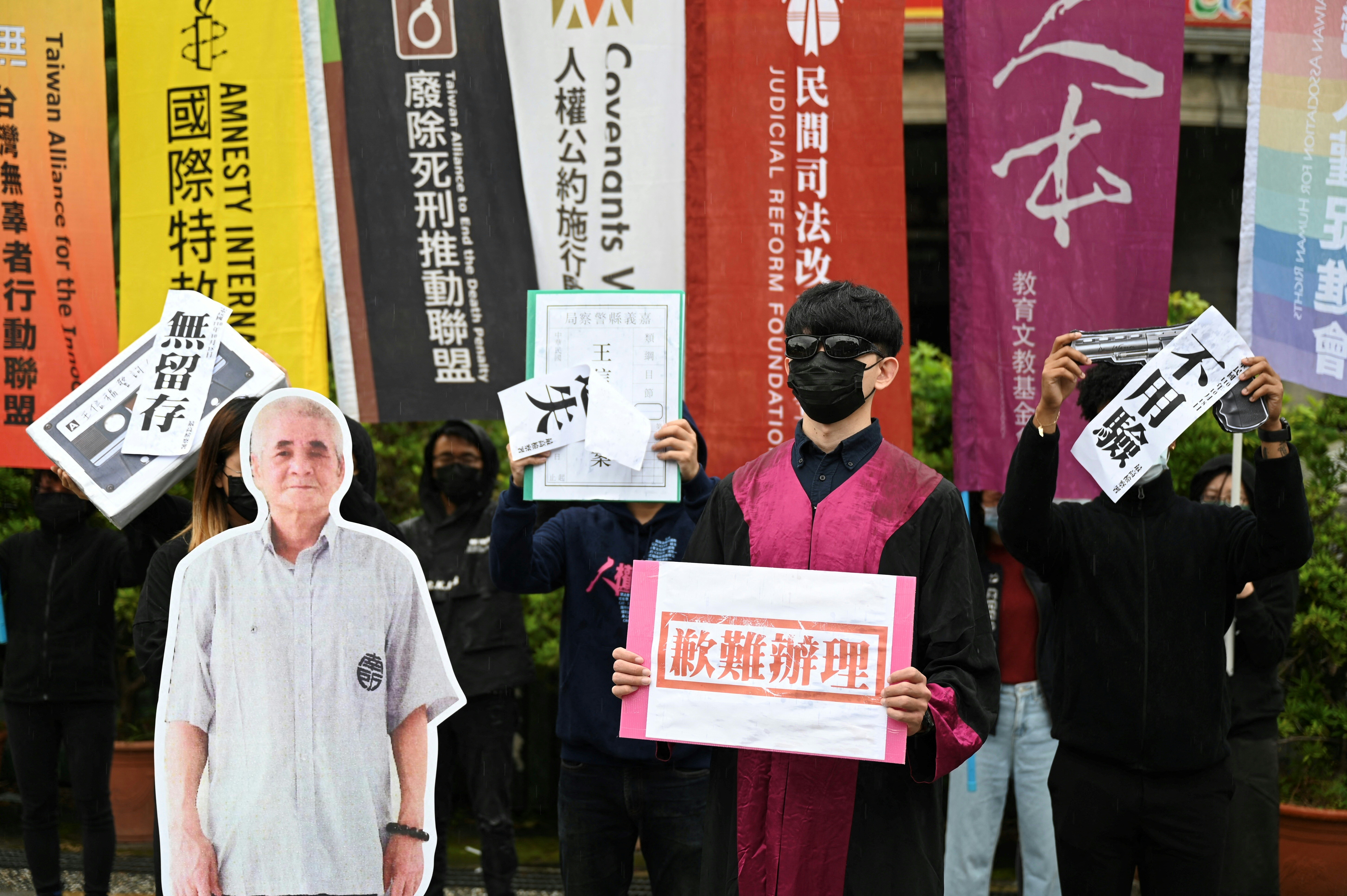 Defensores de derechos humanos luchan contra la pena de muerte en Taiwán