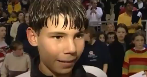 El video de Nadal a los 14 años que se viralizó luego de convertirse en el máximo ganador de Grand Slam