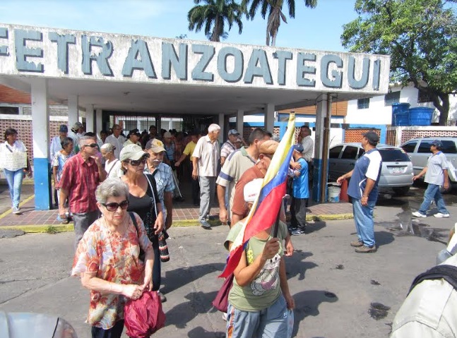 Cansados del “peloteo”, jubilados de Anzoátegui aseguran estar decididos a tomar las calles
