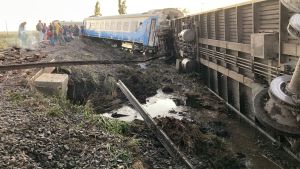 Tren con unos 500 pasajeros se descarrila en Argentina y deja 17 heridos leves (Video)