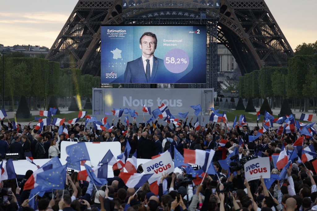 Emmanuel Macron, reelegido presidente de Francia