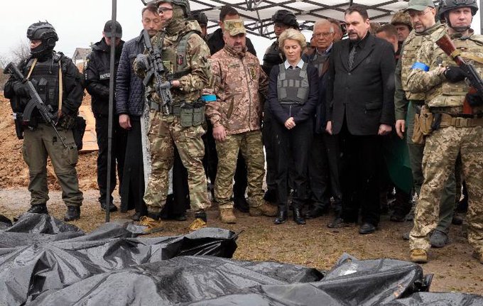 Si esto no es un crimen de guerra, ¿qué es un crimen de guerra?: Von der Leyen, sobre la matanza en Bucha