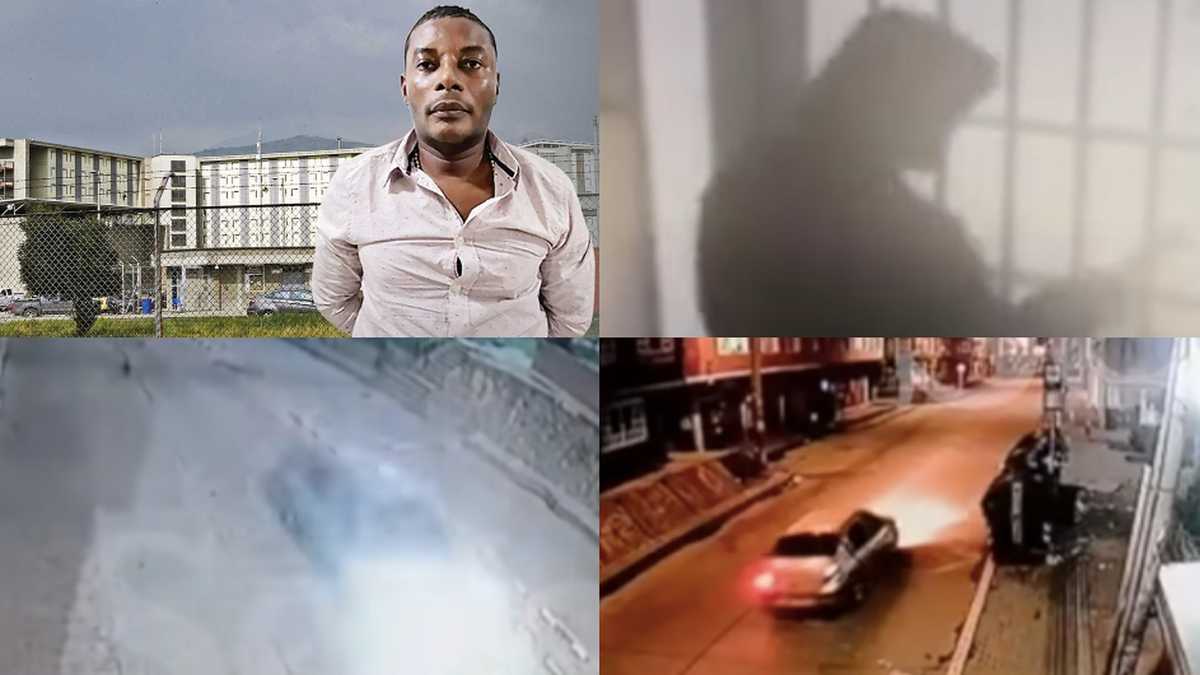 Semana: Estos son los videos que muestran el carro en el que se fugó alias “Matamba” de La Picota