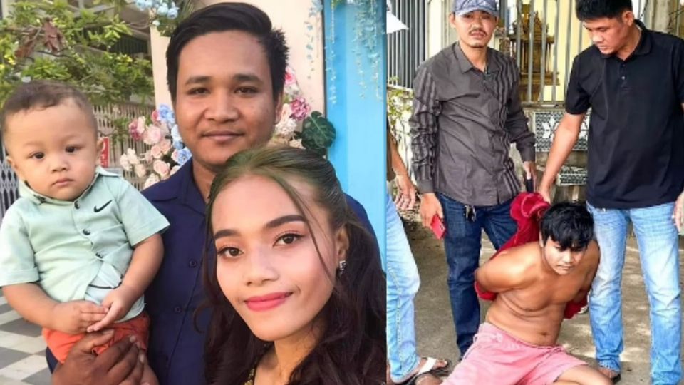 Horror en Camboya: Decapitó a su esposa frente a su bebé y luego paseó en moto con la cabeza