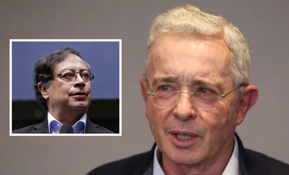 Álvaro Uribe respondió a las críticas de Gustavo Petro y lo llamó cobarde