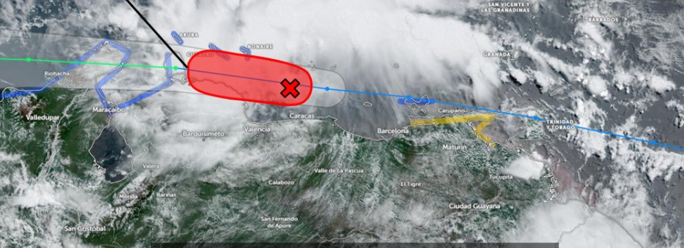 Inameh: Ciclón tropical llegó a la Península de Paraguaná, estado Falcón este #29Jun